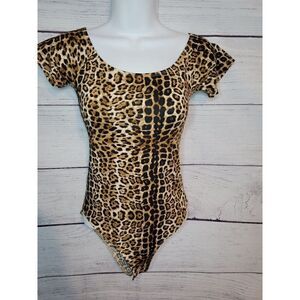Women's Animal Print Bodysuit XS